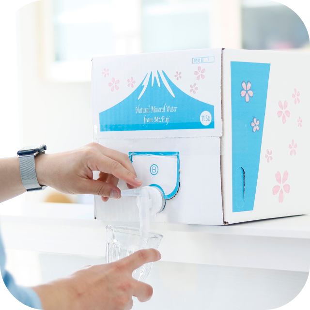 ふじざくら命水BIB（バッグインボックス）／富士山の天然水